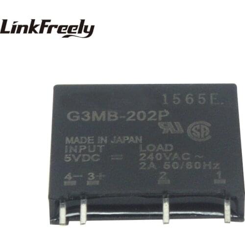 G3MB-202P PCB SSR Voltage Relay Module 5VDC Input 240V 2A Output DC Control AC Micro Solid State Relay 12V 24V