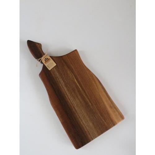 Ceviz doğrama tahtası et sunum el yapımı doğal ağaç suşi ekmek tüm ahşap tepsi kesme tahtası yok boya