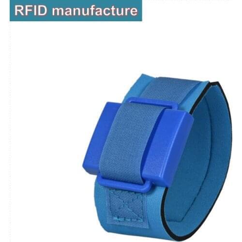 UHF RFID reusable wristband ankle tags long rang passive 902-928 MHZ work with uhf rfid timing floor antenna in Marathon race