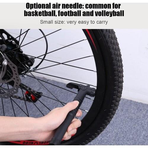 Mini Bicycle Pump Tire Air Portable MTB Mountain Bike Pump Cycling Bicycle Basketball Tire Inflator Portable Bicycle Accessories