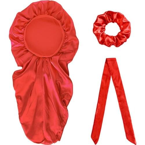 Hot sale Women Men Bath Caps set sleep Cap Silk Shower Cap Satin Bonnet for Braided Hair Microfiber Shower Cap Beauty Accessoris