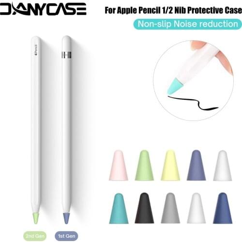 10pcs Protective Case For Apple Pencil 1 2st Pen Point Stylus Penpoint Cover Silicone Protector Case For Apple Pencil 2 Case