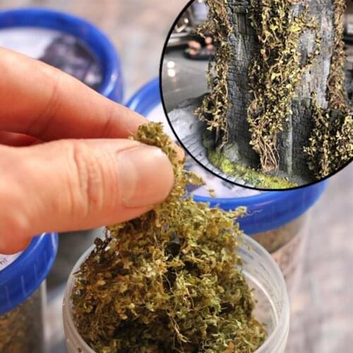 23g/Box Artificial Grass Powder, Fake Grass Fairy Garden Miniatures Clay Sandbox Game Craft Decor DIY Micro Landscape Building