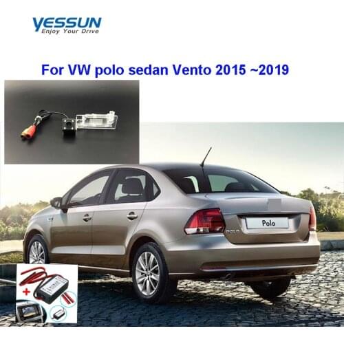 Yessun Car Rear View camera For Volkswagen polo sedan Vento 2015~ 2019 license plate camera/CCD camera/Rearview camera