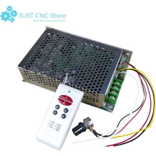 Wireless remote control switch dc motor speed controller 12V 24V 30V 30A positive negative dual output power supply
