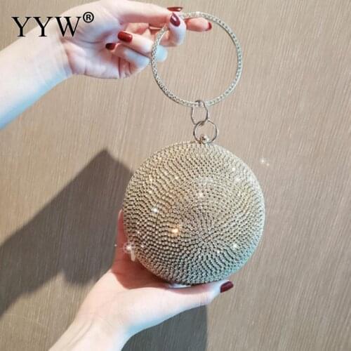 Sparkly Rhinestone Evening Clutch Bag Evening Bags 2021 Evening Bags Luxury Wedding Party Dress Purse Bridal Wedding Parites