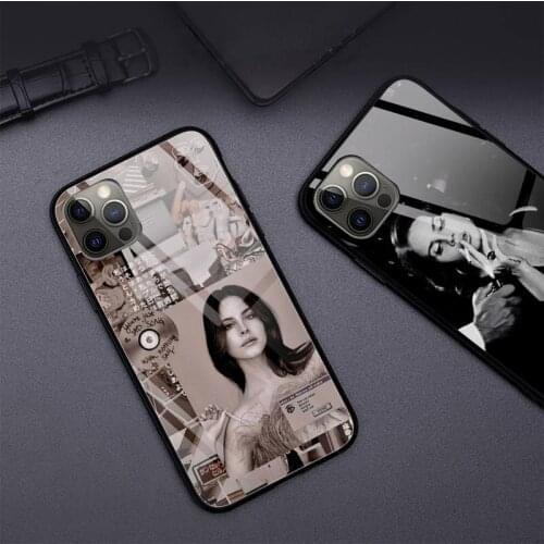 Lana Del Rey Lust for Life Phone Case Tempered Glass For iPhone 12 Pro Max Mini 11 Pro XR XS MAX 8 X 7 6S 6 Plus SE 2020 case