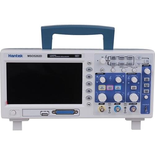 Hantek MSO5202D 200MHz 2 in 1 Digital Oscilloscope 2 Channels 1GSa/s + Analyzer 16 Logical Channels 800*480 DE Shipping