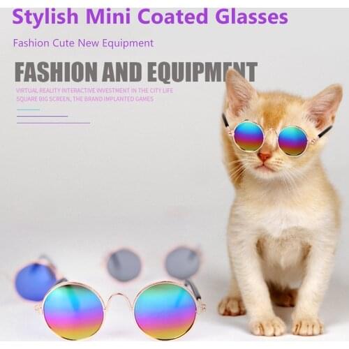 Cat Sunglasses Pet Sunglasses Small Cool Glasses for Cat Summer Glasses of Dog Cat acessories