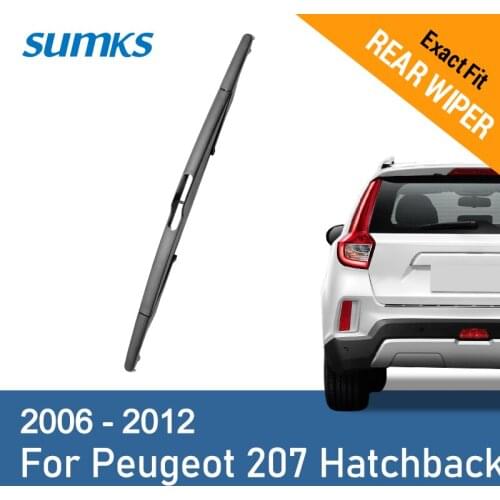 SUMKS Rear Wiper Blade for Peugeot 207 Hatchback 2006 2007 2008 2009 2010 2011 2012