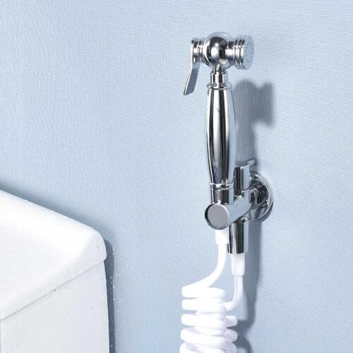 Toilet bide tap set hand shower toilet spray hygienic shower nozzle for bathroom bidet tap