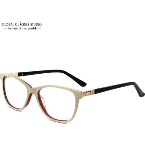 Eyeglasses Optical Glasses Metal Men Women High Quality Frame Fashion Style Clean Lens Trend Classic Design Eyewear JQW-1709-C5