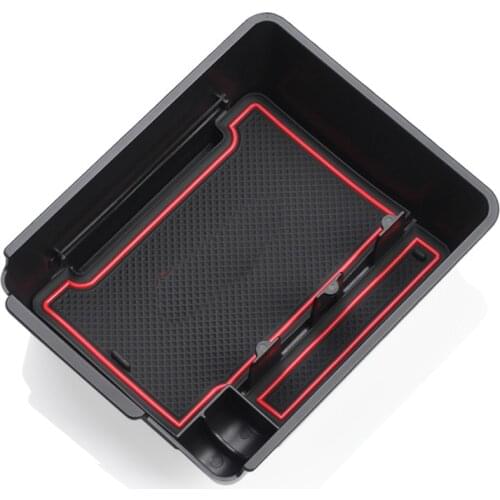 For VW Tiguan Mk1 2007 - 2016 Armrest Box Storage Stowing Tidying for Volkswagen Accessories 2008 2009 2010 2012 2013 2014 2015
