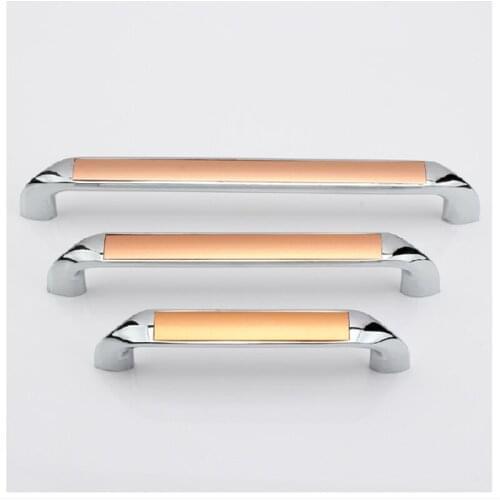 3.8"Modern simple kitchen wine cabinet handle Wardrobe drawer knob 96mm Zinc alloy Funiture pull Champagne cupboard dresser knob