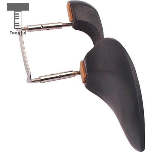 Tooyful Violin Chin Rest Chinrest For 3/4 4/4 Violin Replacements Black Wood Durable