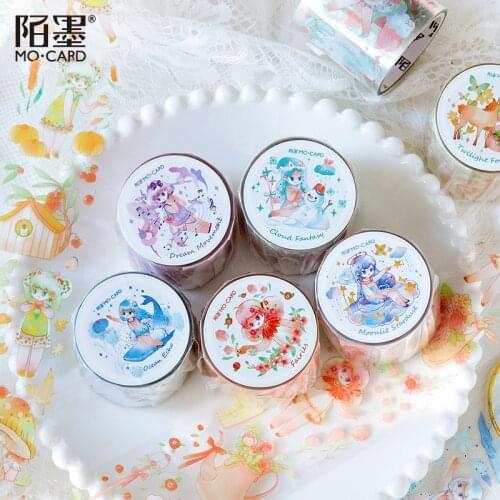 1pcs/1lot Decorative Adhesive Tapes Weather child Fresh seasons sweet Scrapbooking DIY Paper Japanese Stickers 3m
