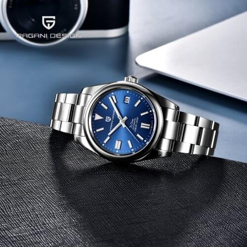 2021 Pagani Design Luxury Brand Men Stainless Steel Automatic Mechanical Watch Sapphire Glass Waterproof Watch Relogio Masculino