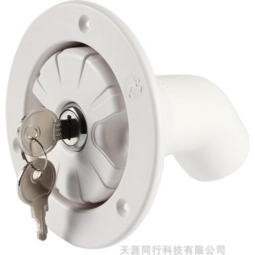 White water inlet of RV filler gravity auto drive trailer car roof tent mouth water injection Water filling port auto water tank