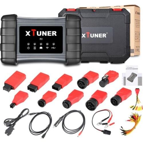 XTUNER Truck Diagnostic Tool Heavy Duty Diesel OBD Tool for Auto Code Scanner Xtuner T1 Free Update Online