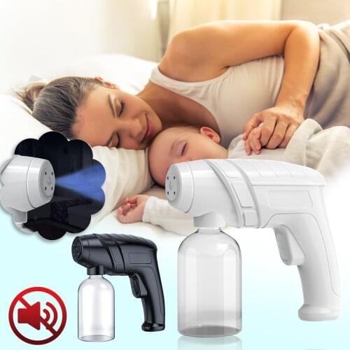 Electric Wireless Disinfection Sprayer Handheld Portable Usb Rechargeable Nano Atomizer Home Disinfection Steam Sprayer#g4