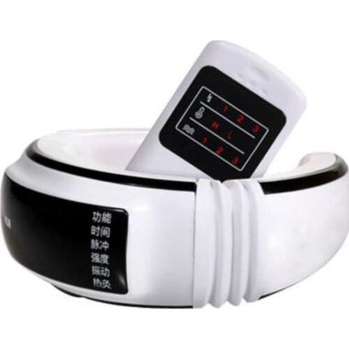 Neck electric pulse massage device,health care vibration tens electric pulse massager,far-infrared cervical vertebra massager