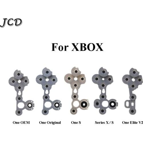 JCD 1pcs For Xbox one Elite 1 / 2 Wireless Controller Conductive Rubber For Xbox one S / X Silicon Button For XBOX Series S / X