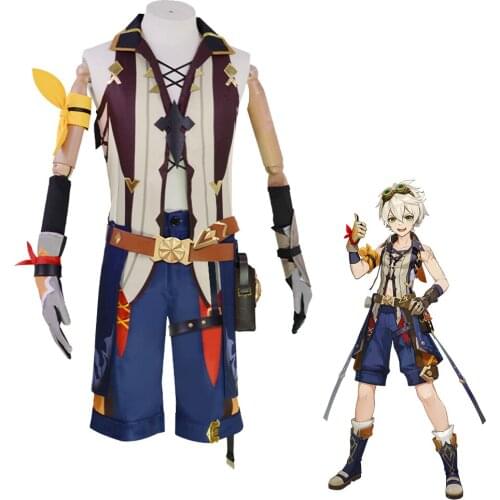 Genshin Impact Bennett Cosplay Costume Halloween Outfit Full Set COSPLAYONSEN