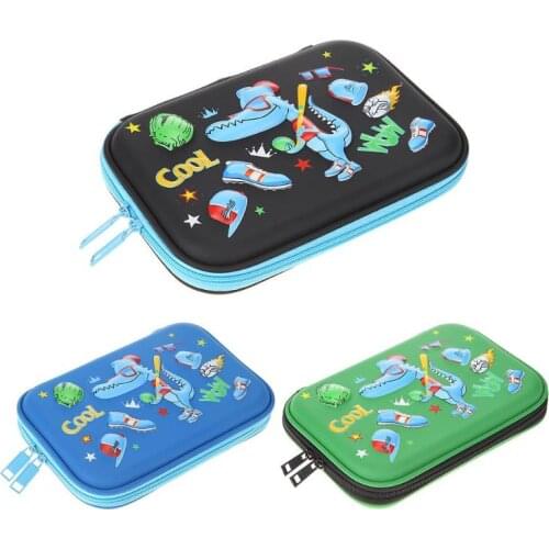 Cute Cartoon Fruit Game Students Pencil Bag Girls Boys Big Capacity School Pencil Case Office Students Stationery Storage Bags
