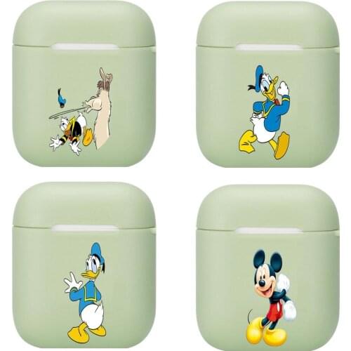 Disney Soft Silicone Cases For Apple Airpods 1/2 Protective Case Bluetooth Wireless Earphone Cover For Apple Air Pods