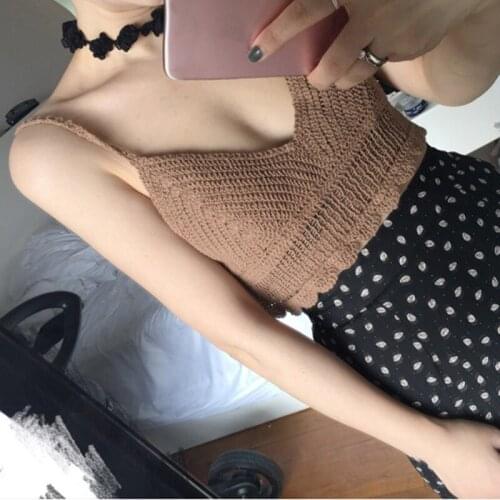 New Summer Woman Tank Top Hollow Sexy V-Neck Female Girl Tank Top Party Club Tops