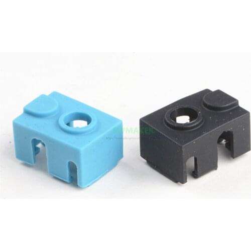 New black V6 Silicone Sock upgrade instead ceramic insulation for PT100 Block Reprap Titan Prusa i3 MK3 hotend