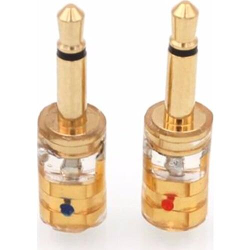 Pair MMCX/.78mm Female to 2.5mm Male Converter Adapter for HE1000 HE560 HE400i Oppo PM-1 PM-2 NightHawk Headphone