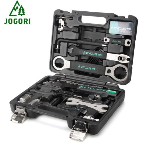 Pro Bicycle Repair Tools Kit 18 In 1 Cycling Multitool Chain Pedal BB Wrench Hex Key Bike Tools Kit Box Set Bike Repair Kit