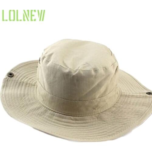 Outdoor Mountaineering Fisherman Fishing Hat Bucket Hats Big Brim Leisure Caps Camouflage Rounded Edges 2020 NEW