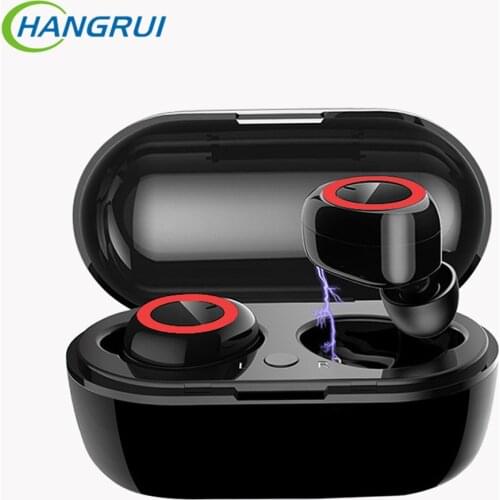 TWS Wireless Earbuds 5.0 Bluetooth Earphones Waterproof Sports Earpiece Ture Wireless 3D Stereo Sound Headphones Charging Box