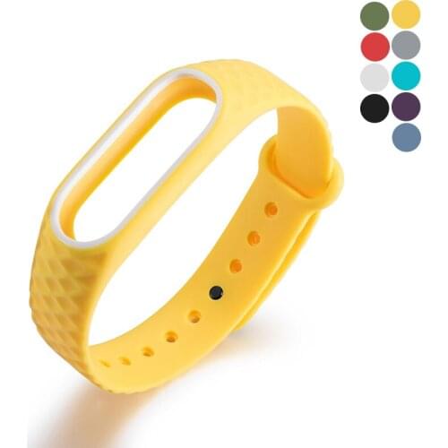 Essidi TPU Waterproof Rubber Watch Band Loop For Xiaomi Mi Band 2 Small Wrist Strap Band For Mi 2