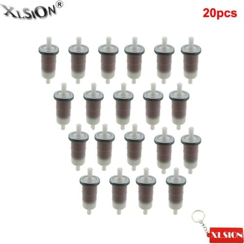XLSION Aftermarket 20Pcs/Pack 3/8" Fuel Filter For Honda 16900-MG8-003 Replace CBR600 CBR900RR HAWK 650 CBR 1000F