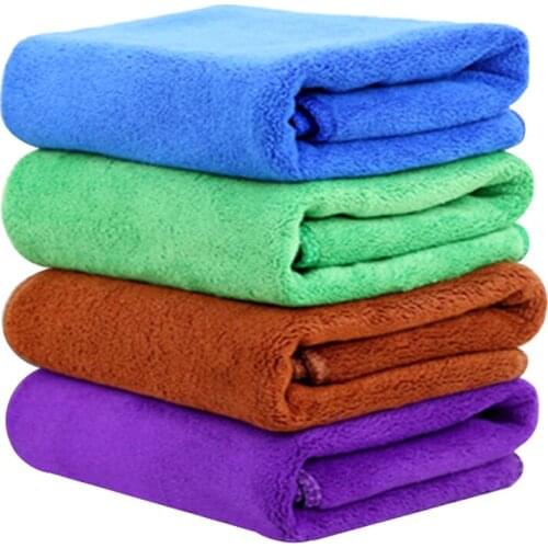 1PCS 30*70cm Car Wash Microfiber Towel Car Cleaning Drying Cloth Hemming Car Care Cloth Detailing Car Wash Towel For Toyota