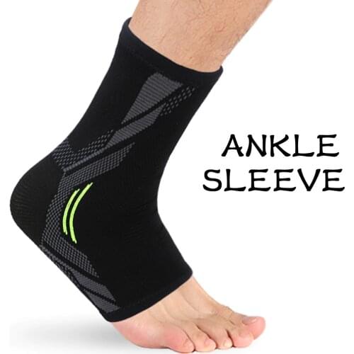 1 PCS Ankle Brace Compression Support Sleeve Elastic Breathable Ankle Movement Protection Injury Recovery Socks S/M/L