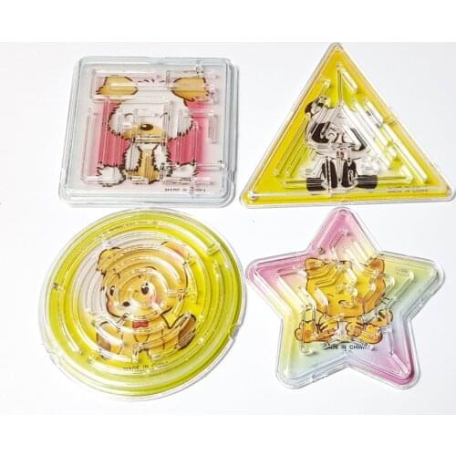 12 Piece Plastic Pinball Puzzle Maze Game Party Gift Pinata Bag Filler Loot Gag Vending School Toys Birthday Favors Novelties