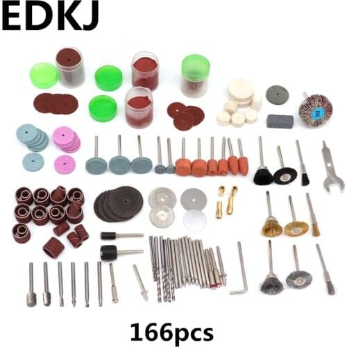 166pcs electric grinder accessories combination set grinding and polishing multi-function electric grinder
