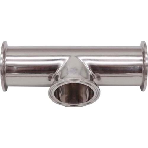 2"Tri Clamp Instrument Tee Sanitary 304 Stainless Steel Homebrew Beer Craft Parts