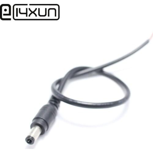 5.5*2.5mm DC Power Plug with 30cm Cable 5.5x2.5mm Black Charging Connector for Digital Audio