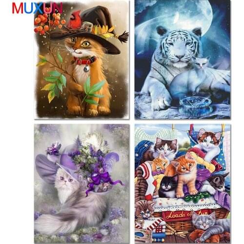 Full Diamond Painting Animal Strange 5D Diy Special Shaped Lovely Diamond Embroidery Animal Diamond Mosaic Paintings Gift Er026