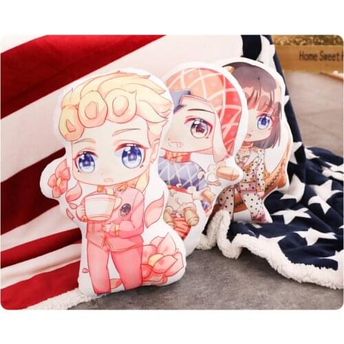 Anime JoJos Bizarre Adventure Creative Q version Super soft short plush series Soft Stuffed Pillow Toy Gift