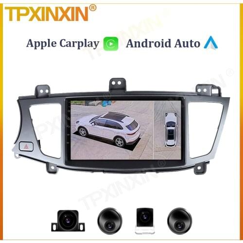 6+128G For Kia Cadenza K7 2011 2012 Android Car video Multimedia Player 360 HD Surround View Camera Stereo Radio GPS Navigation