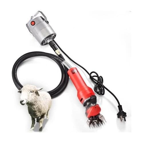 Electric Sheep Shearing Clipper 9-13 Straight Teeth Blade Scissors Cutter Goat Wool Shear Machines 220v 1000W Mini Flexible Shaf