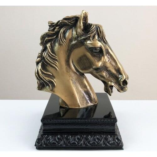 Horse Figurines Decorative Object home office horse bust