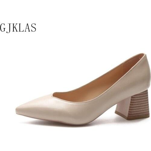 GJKLAS Shoes With Medium Heels
