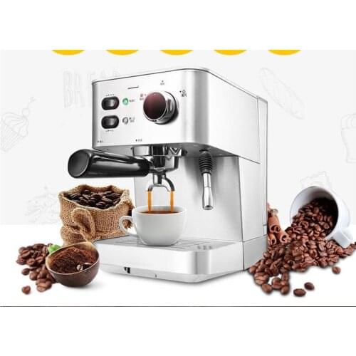 Coffee maker USES the commercial espresso machine to give beancurd cup